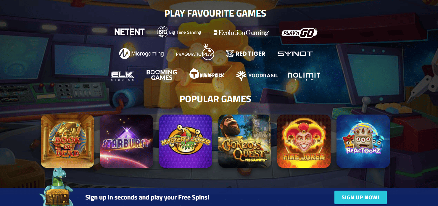 LuckyDino online casino canada 30 FreeSpins