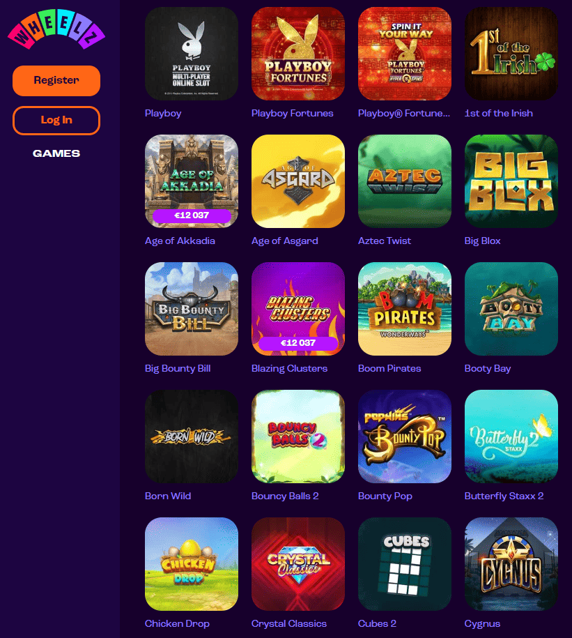 Wheelz slots Playboy casino